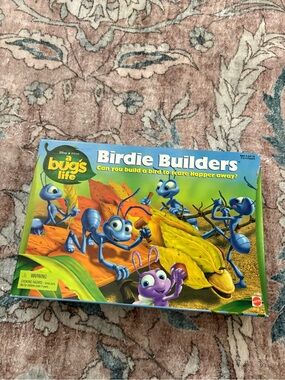 Vintage Mattel A Bug's life Birdie Builders Board Game 1998